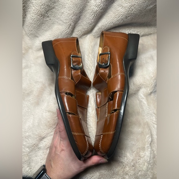 Stanley Blacker Mens Sandals Size 11 Made in Italy - Picture 5 of 8